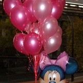 Chodící balonek foliový Minnie 132cm